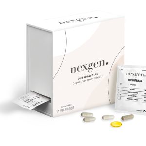 NexGenHealth GutGuardian BoxPacketPills mockup license confirmed